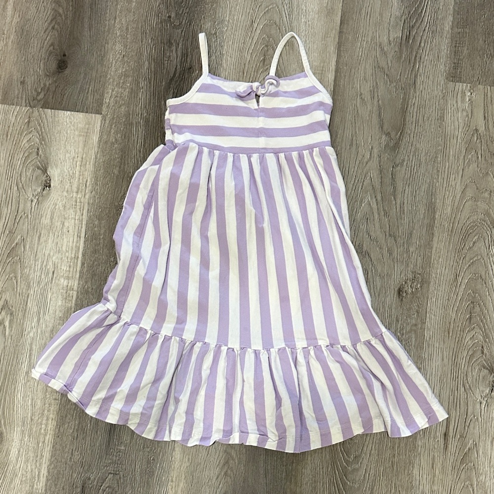 Crewcuts Lavender‎ and White Striped Casual Dress